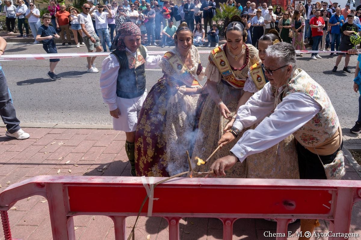 En imágenes, las Fallas en Cartagena