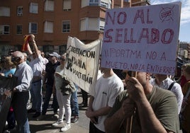 La concentración en La Unión contra el sellado de Portmán, en imágenes