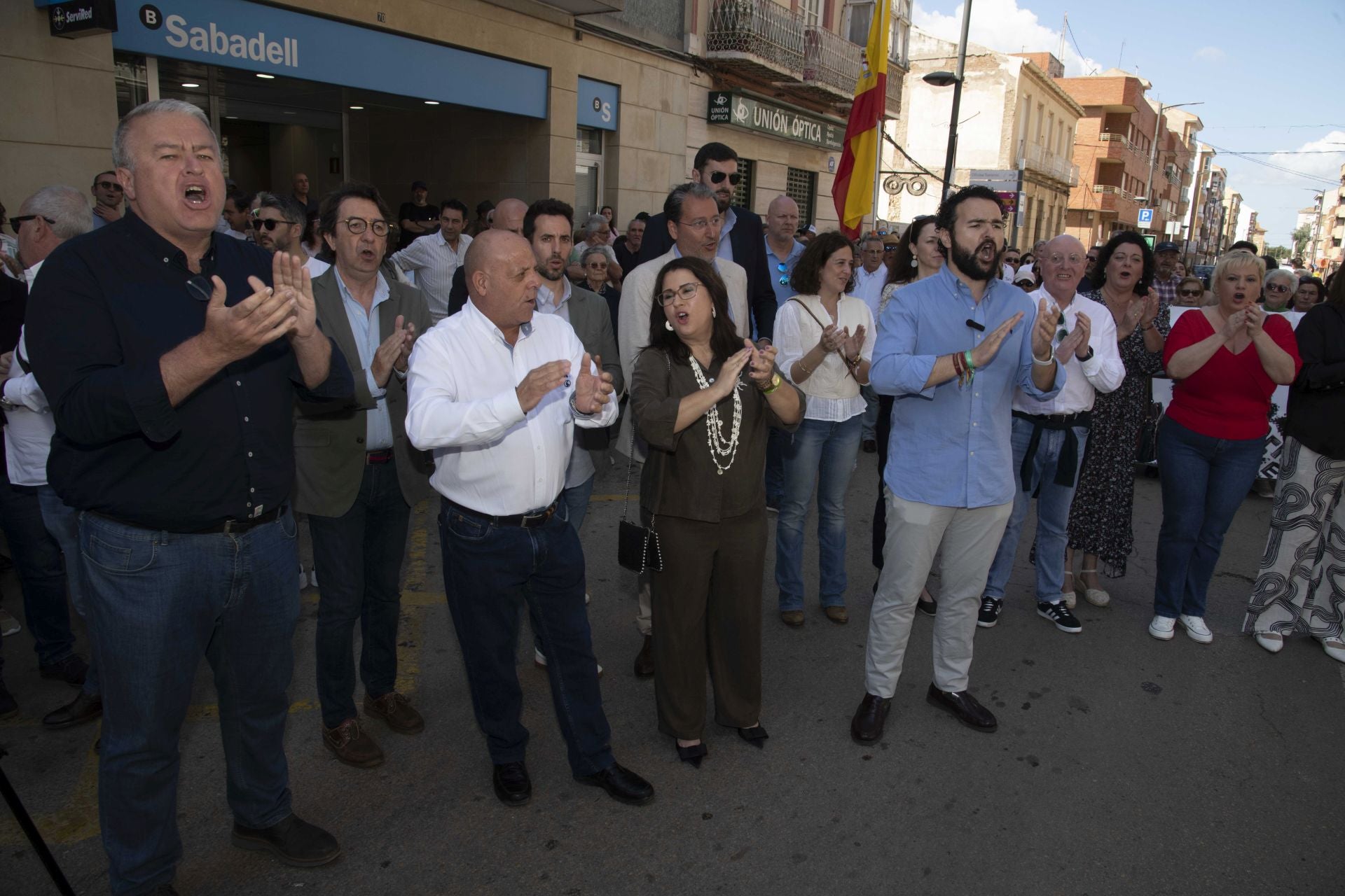 La concentración en La Unión contra el sellado de Portmán, en imágenes