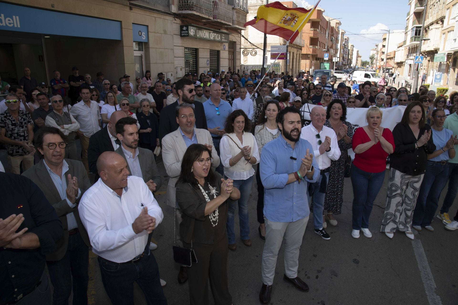 La concentración en La Unión contra el sellado de Portmán, en imágenes