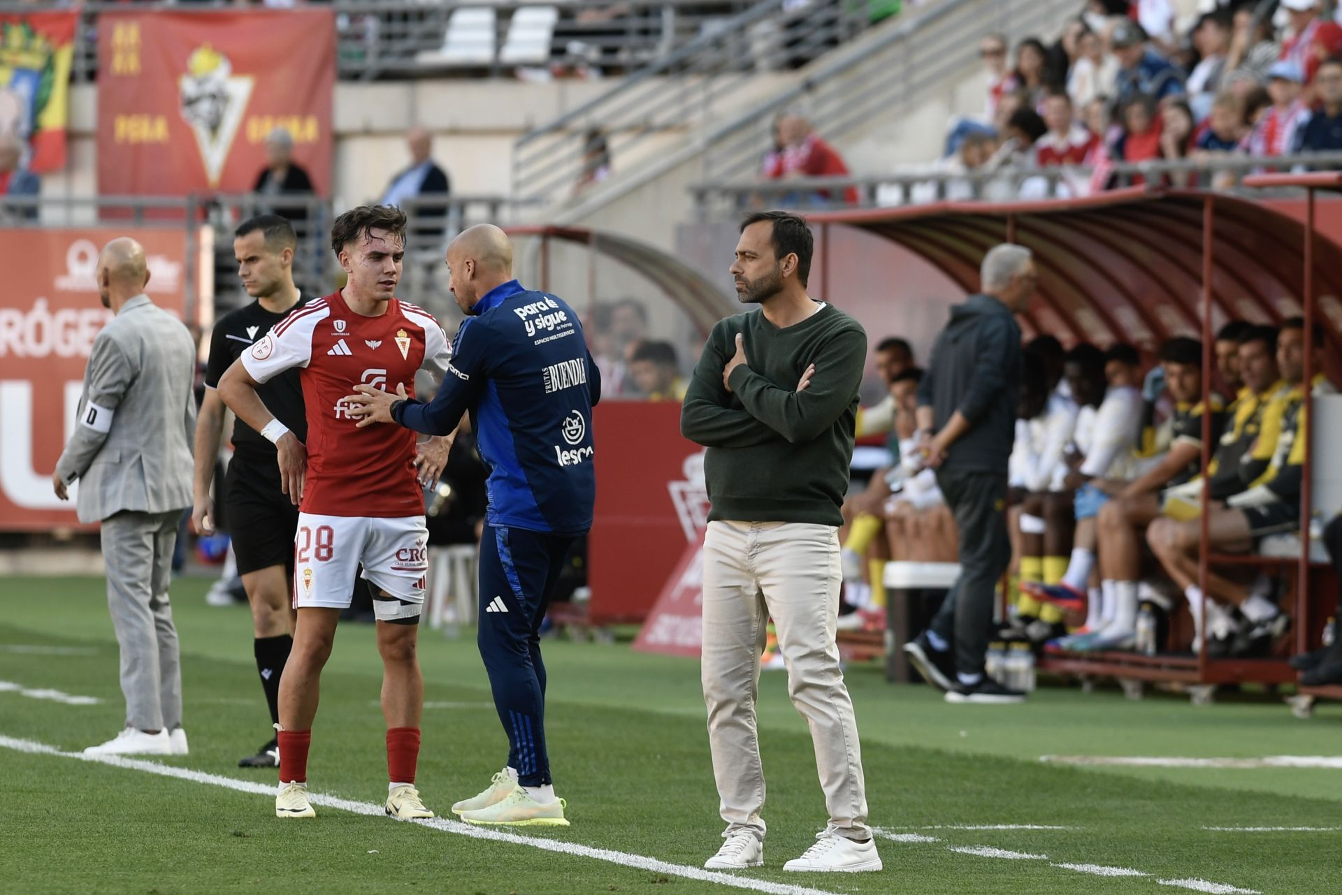 La victoria del Real Murcia frente al Villarreal B, en imágenes