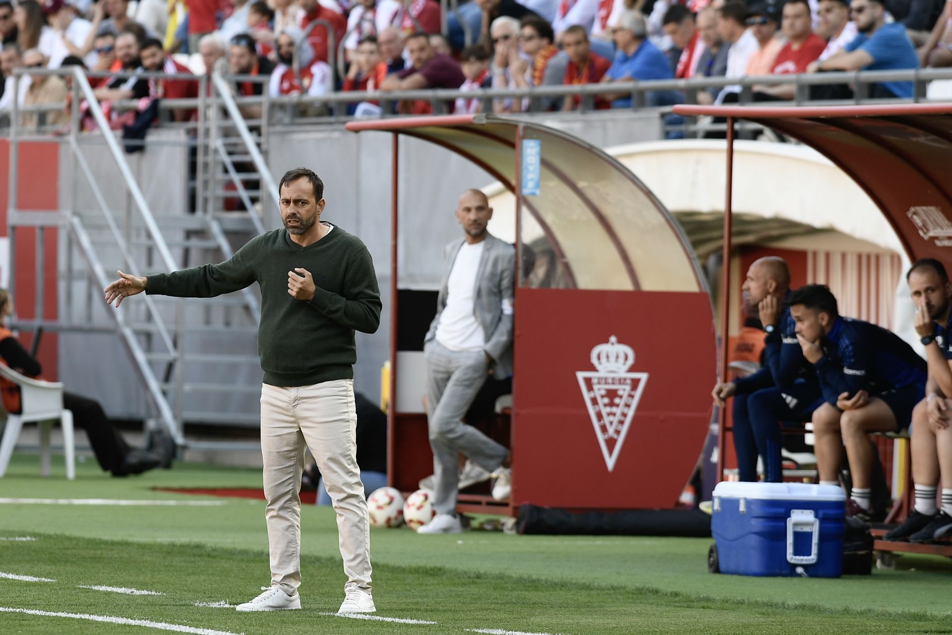 La victoria del Real Murcia frente al Villarreal B, en imágenes