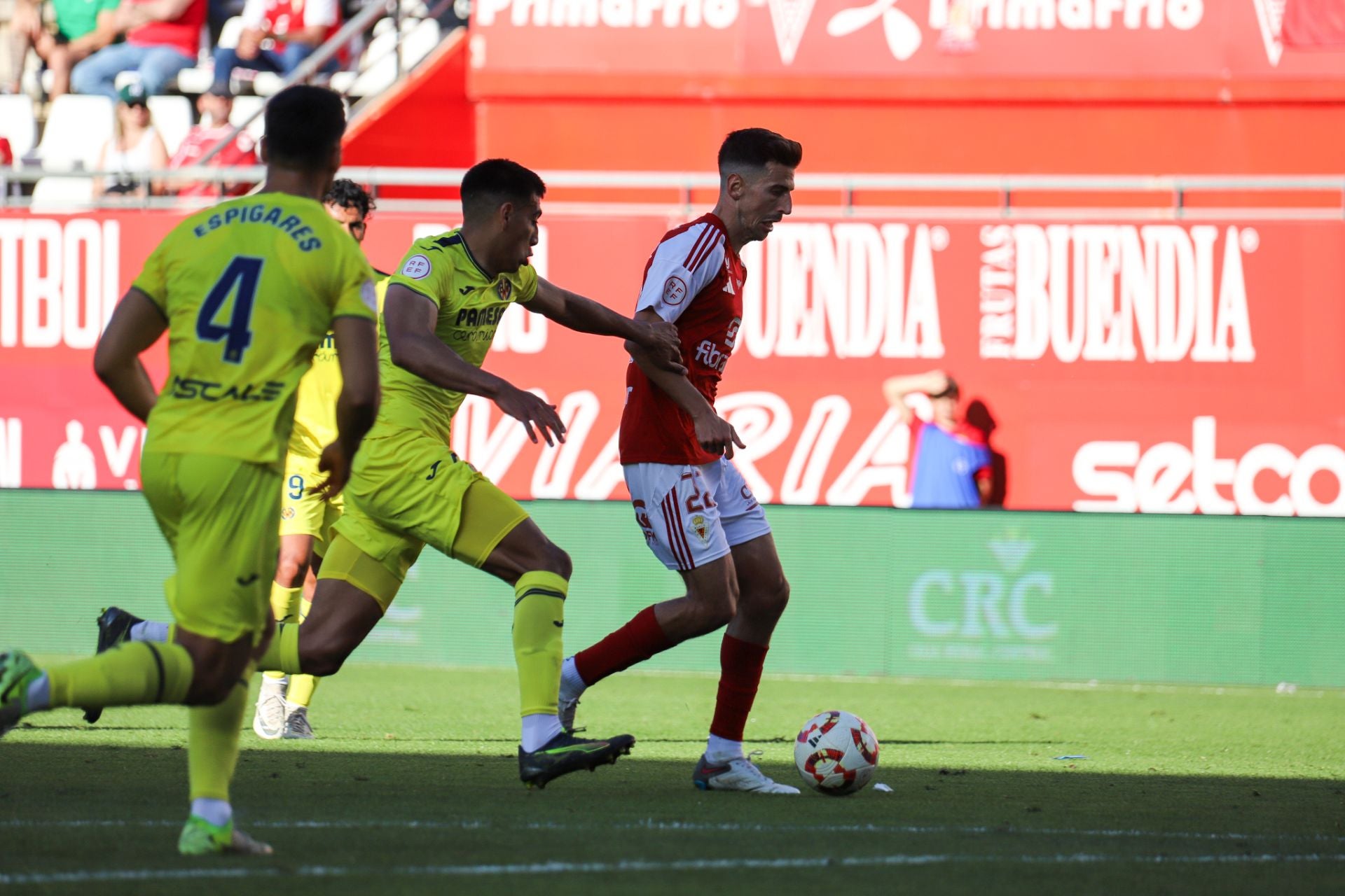 La victoria del Real Murcia frente al Villarreal B, en imágenes
