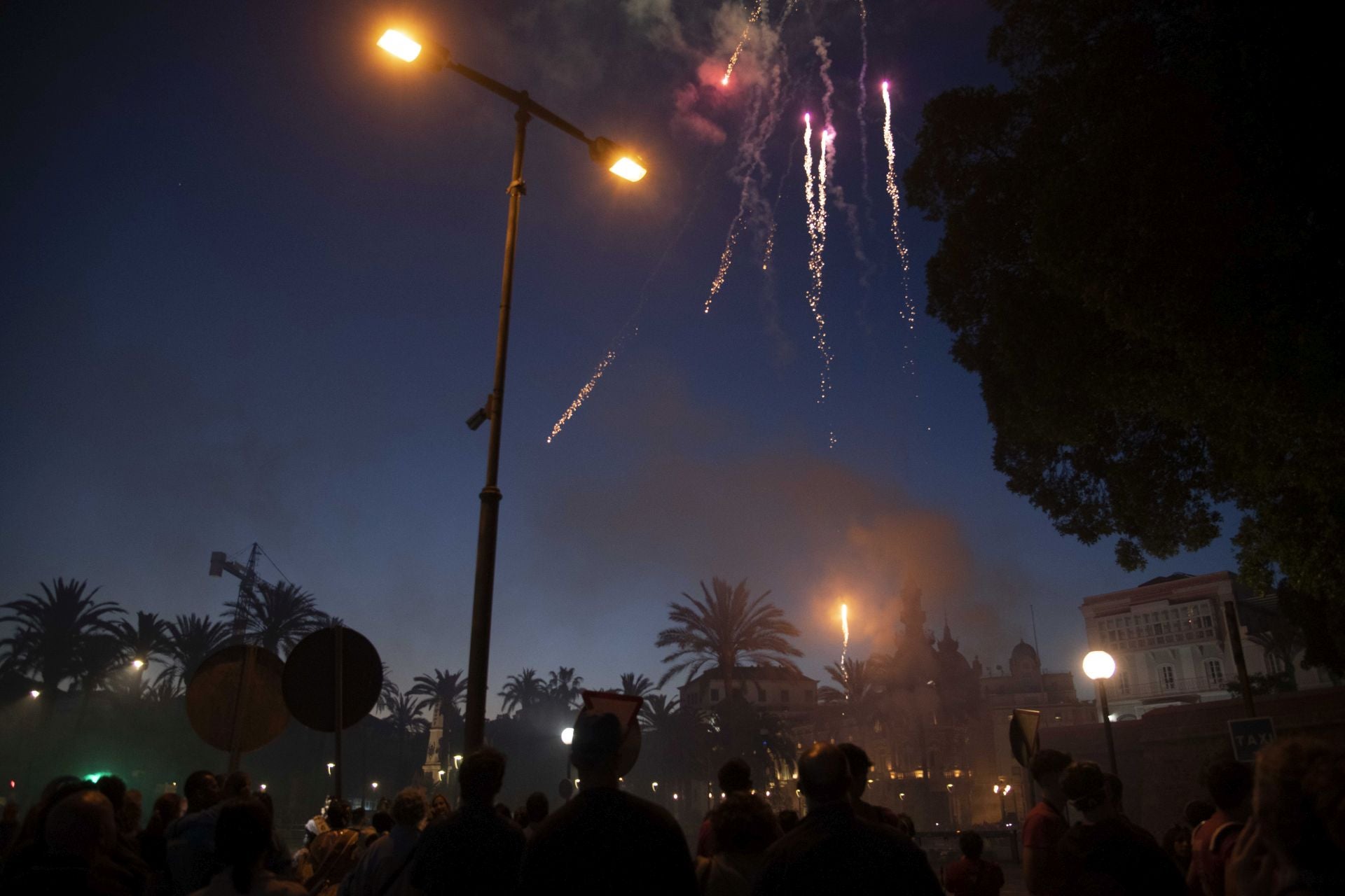 La despedida de las Fallas en Cartagena, en imágenes