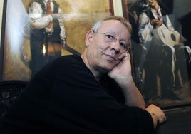Chipola en La Puerta Falsa, en Murcia, donde inauguró 'Jazz negro', «una galería de retratos de músicos llenos de vida y dignos de ser vistos», un trabajo donde desplegaba buen humor y ritmo.