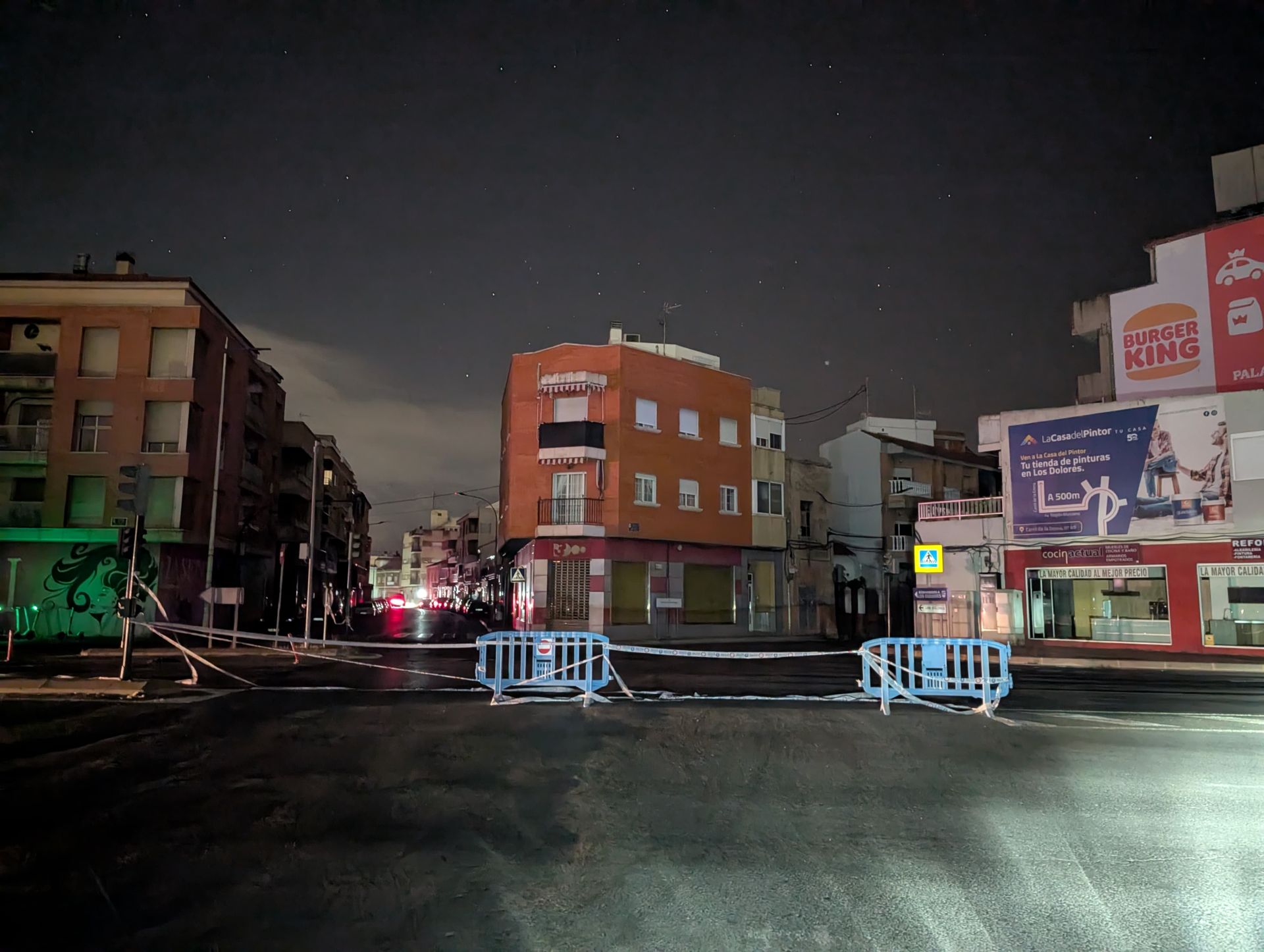 El apagón en Murcia, Cartagena y Lorca, en imágenes