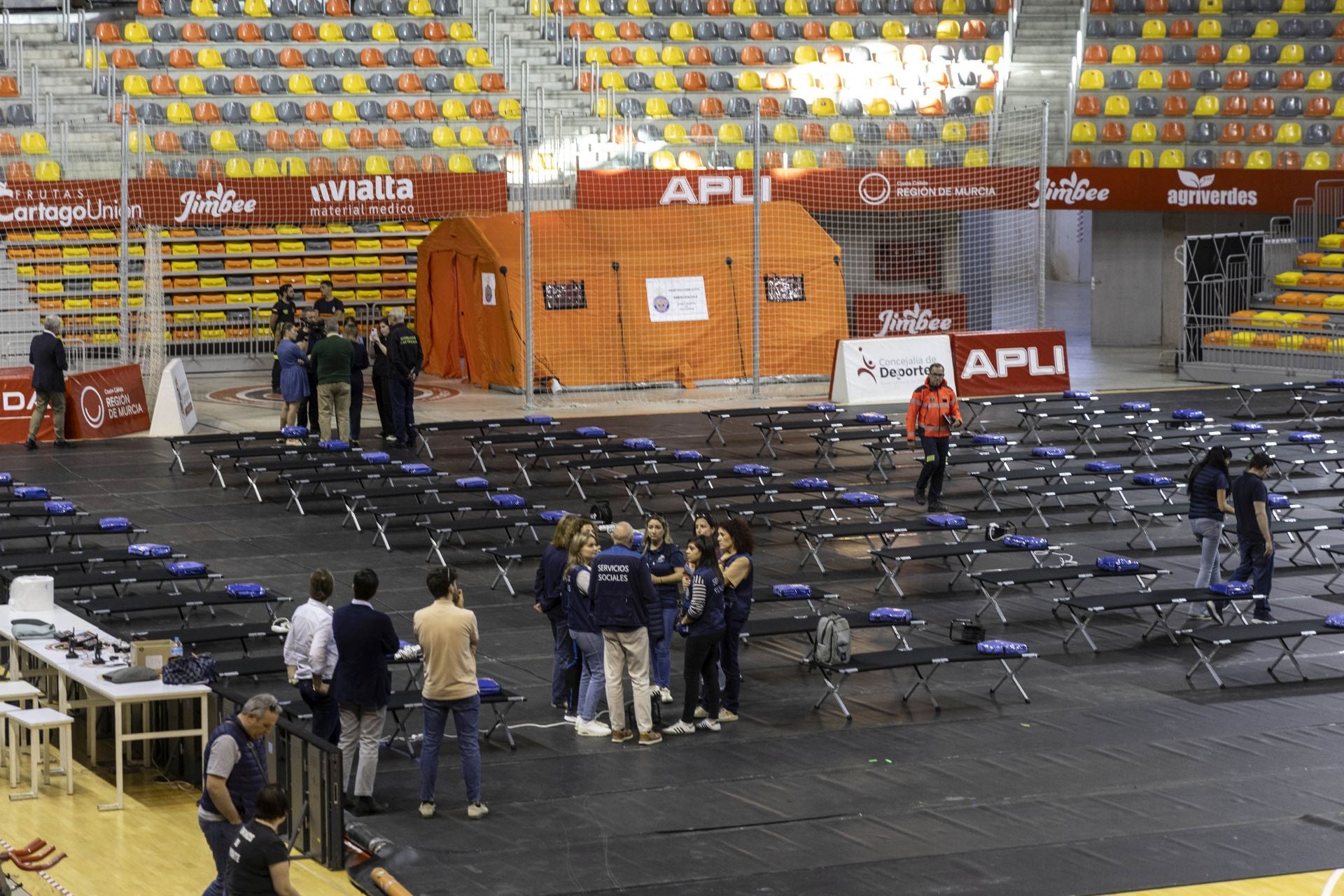 El apagón en Murcia, Cartagena y Lorca, en imágenes