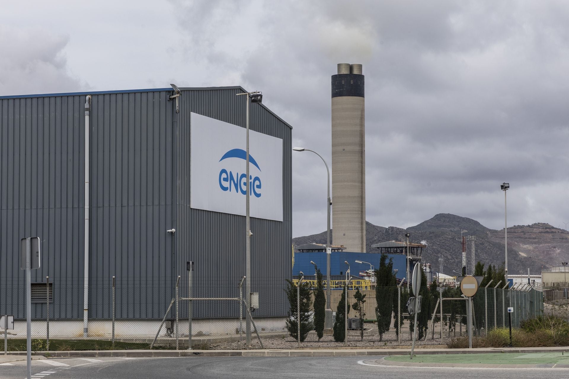 Planta de Engie, en funcionamiento este martes.