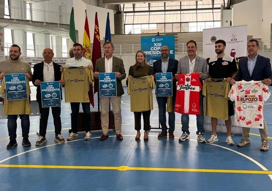 Presentación de la Copa Presidente, este martes.