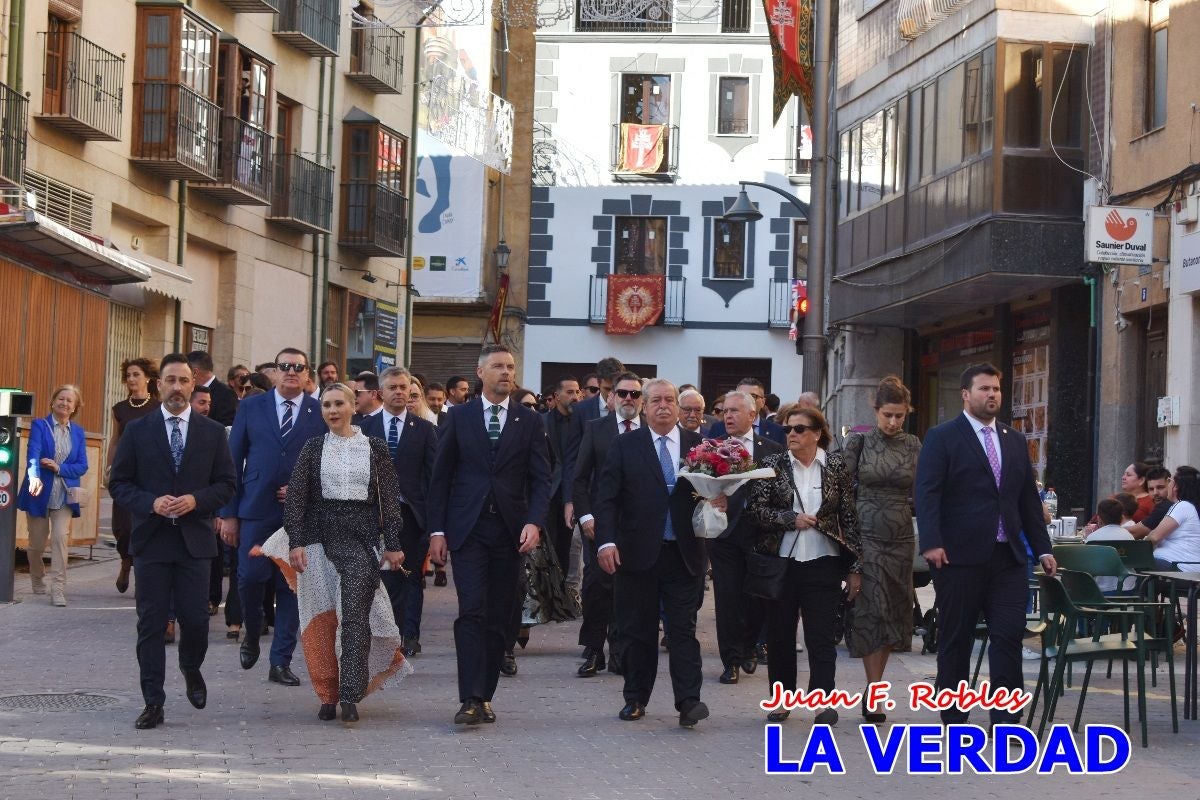 Imágenes del pasacalles previo al Pregón de Fiestas de Caravaca de la Cruz