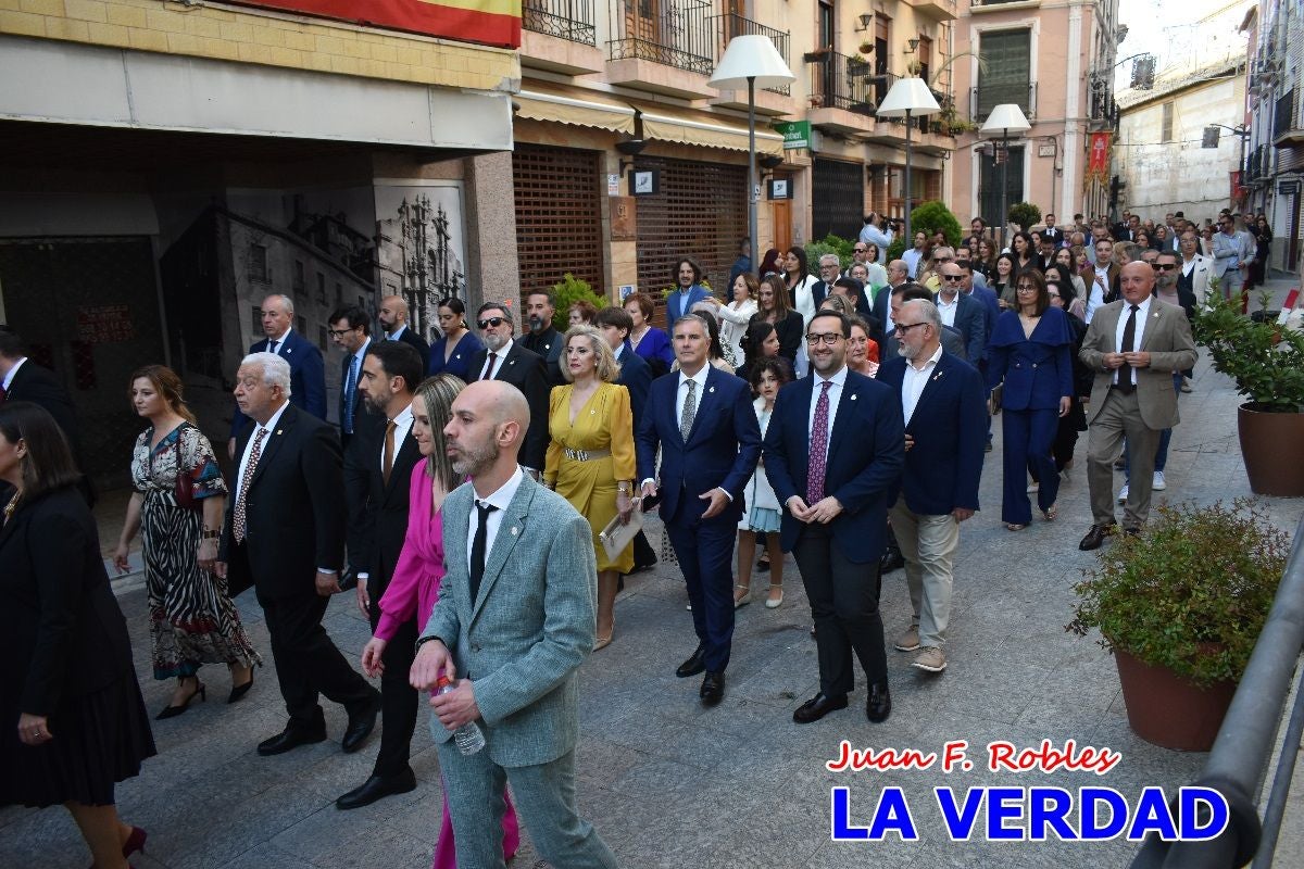 Imágenes del pasacalles previo al Pregón de Fiestas de Caravaca de la Cruz