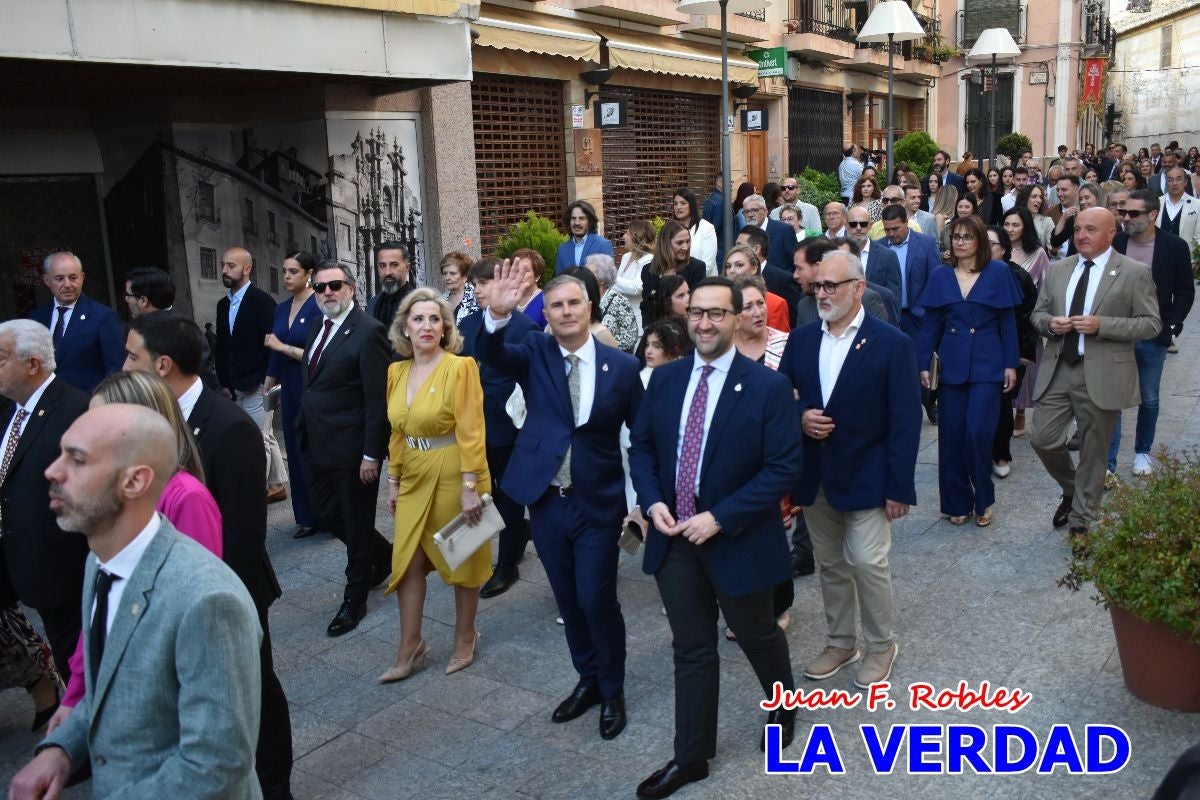 Imágenes del pasacalles previo al Pregón de Fiestas de Caravaca de la Cruz