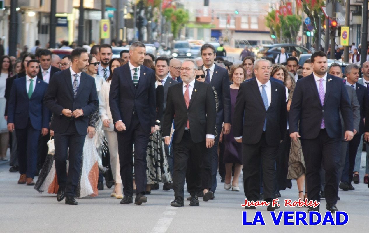 Imágenes del pasacalles previo al Pregón de Fiestas de Caravaca de la Cruz