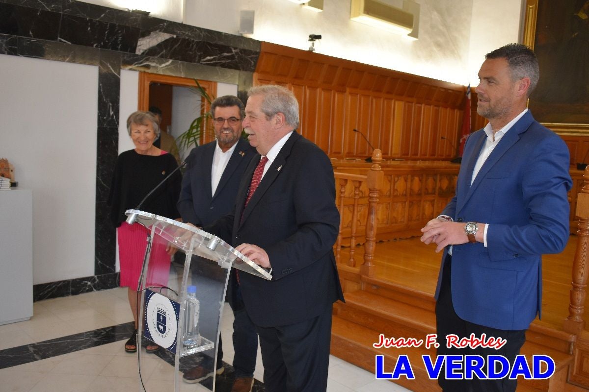Recepción oficial al grupo de alemanes de Obertshausen en Caravaca de la Cruz