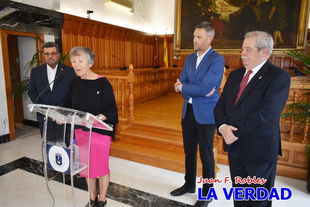 Recepción oficial al grupo de alemanes de Obertshausen en Caravaca de la Cruz
