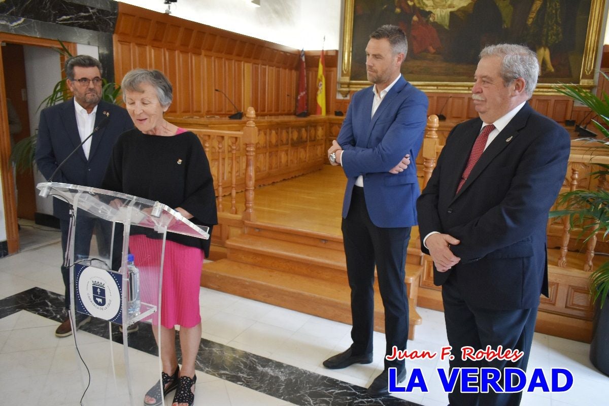 Recepción oficial al grupo de alemanes de Obertshausen en Caravaca de la Cruz