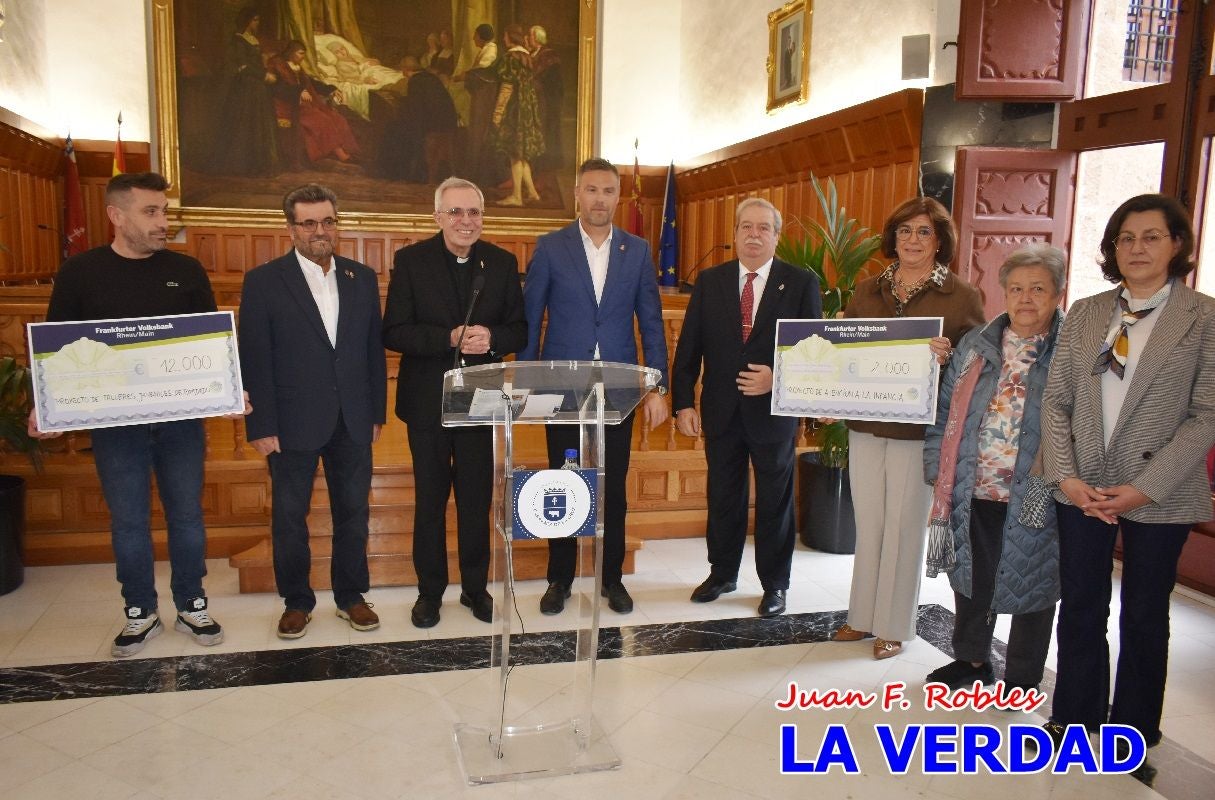 Recepción oficial al grupo de alemanes de Obertshausen en Caravaca de la Cruz