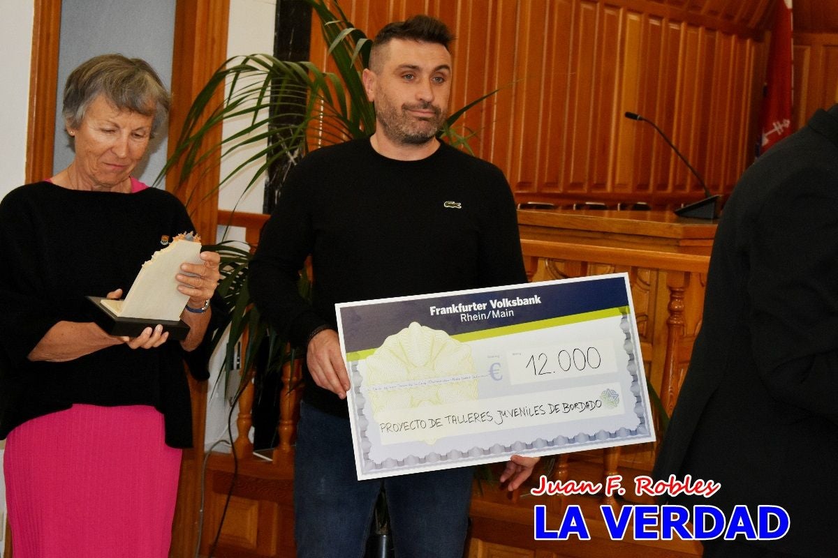 Recepción oficial al grupo de alemanes de Obertshausen en Caravaca de la Cruz