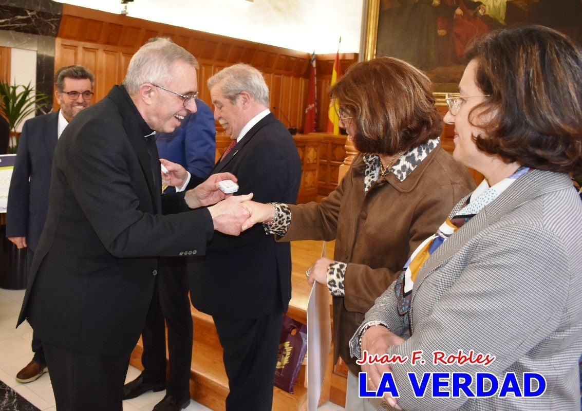 Recepción oficial al grupo de alemanes de Obertshausen en Caravaca de la Cruz