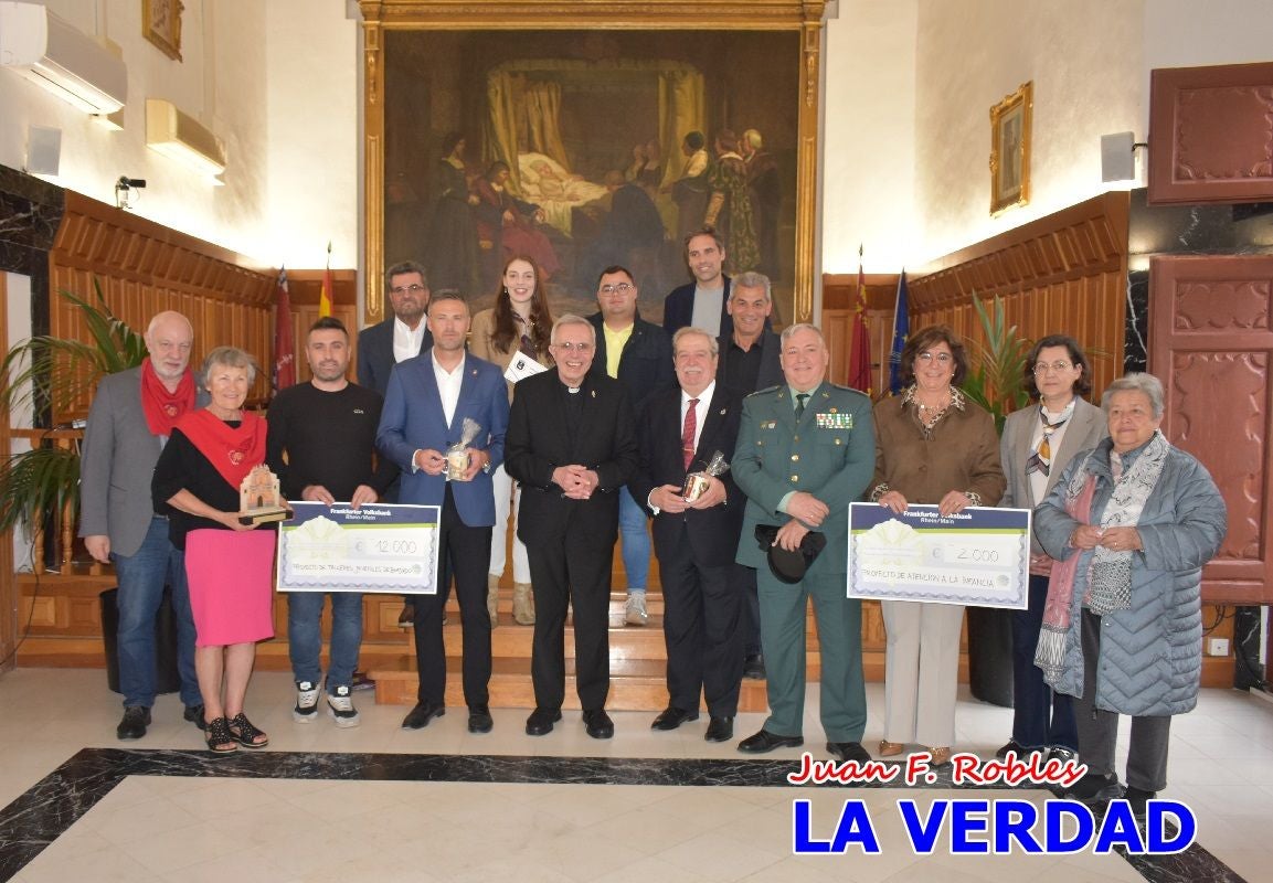 Recepción oficial al grupo de alemanes de Obertshausen en Caravaca de la Cruz