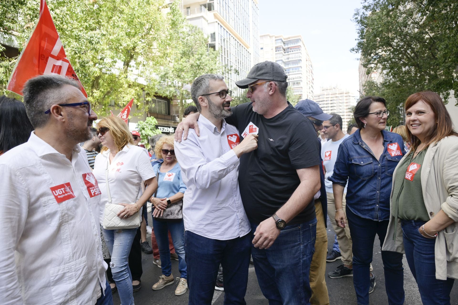 Las imágenes de la manifestación del Primero de Mayo en Murcia