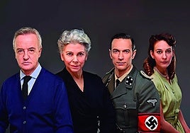 Carlos Hipólito, Kiti Mánver, Cristóbal Suárez y Marta Velilla.