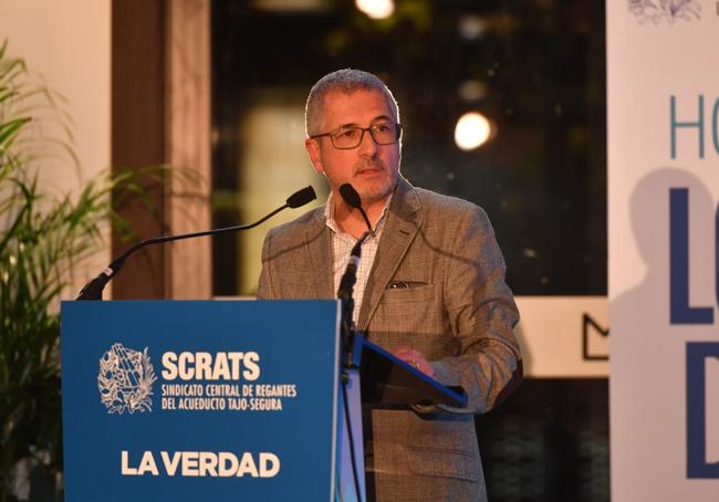 Hugo Morán, durante el Foro del Agua celebrado en enero por el Scrats y LA VERDAD.