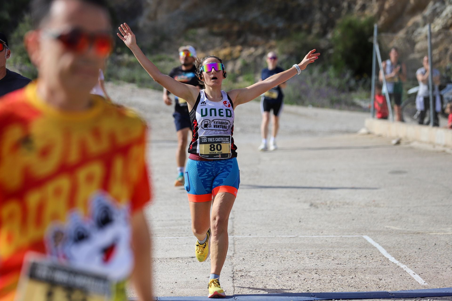 La carrera popular de Los Tres Castillos de Monteagudo, en imágenes