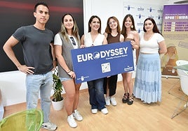 Jóvenes participantes en el programa Eurodisea en 2024.
