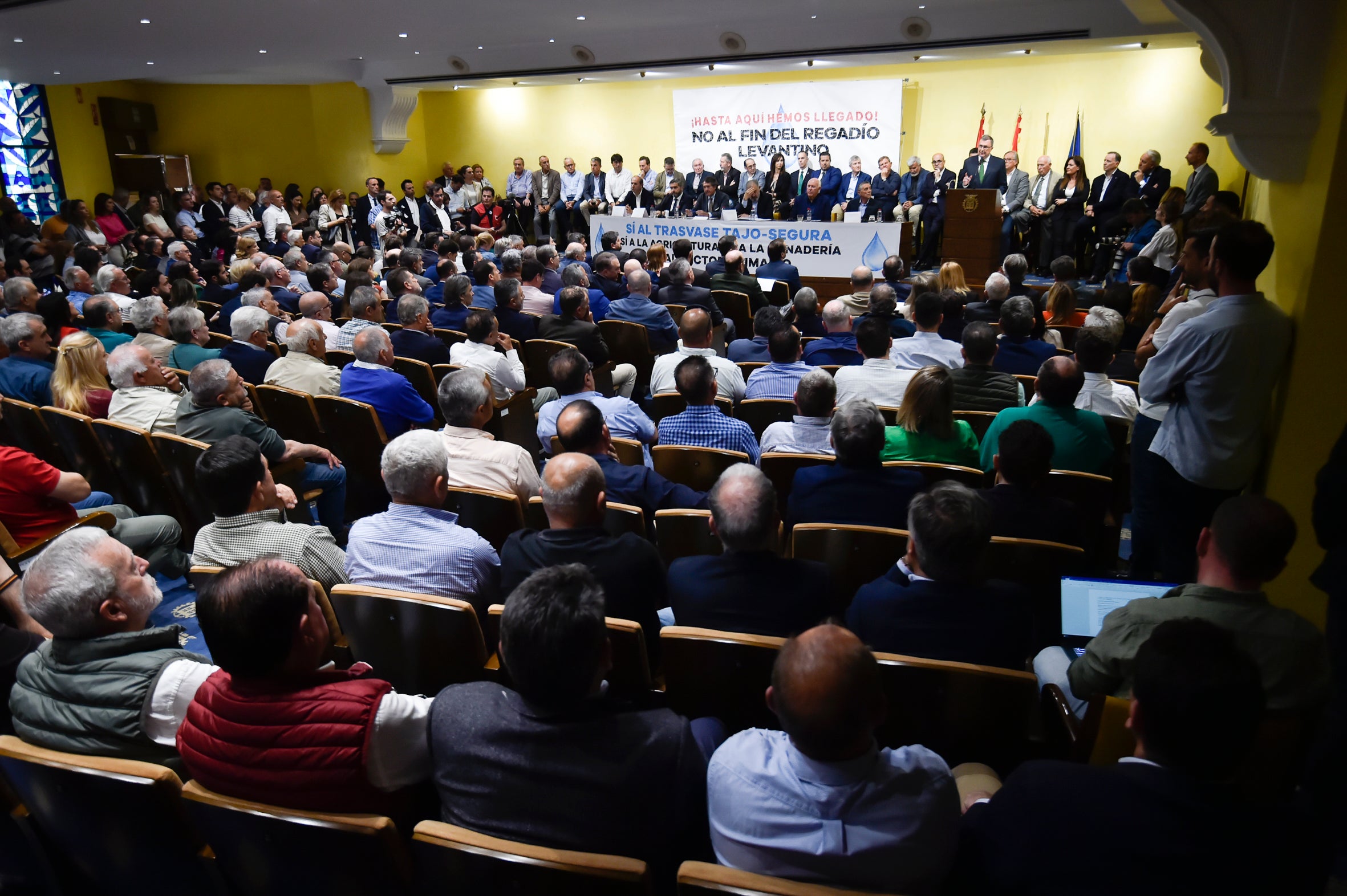 El primer acto en defensa del Trasvase Tajo-Segura, en imágenes