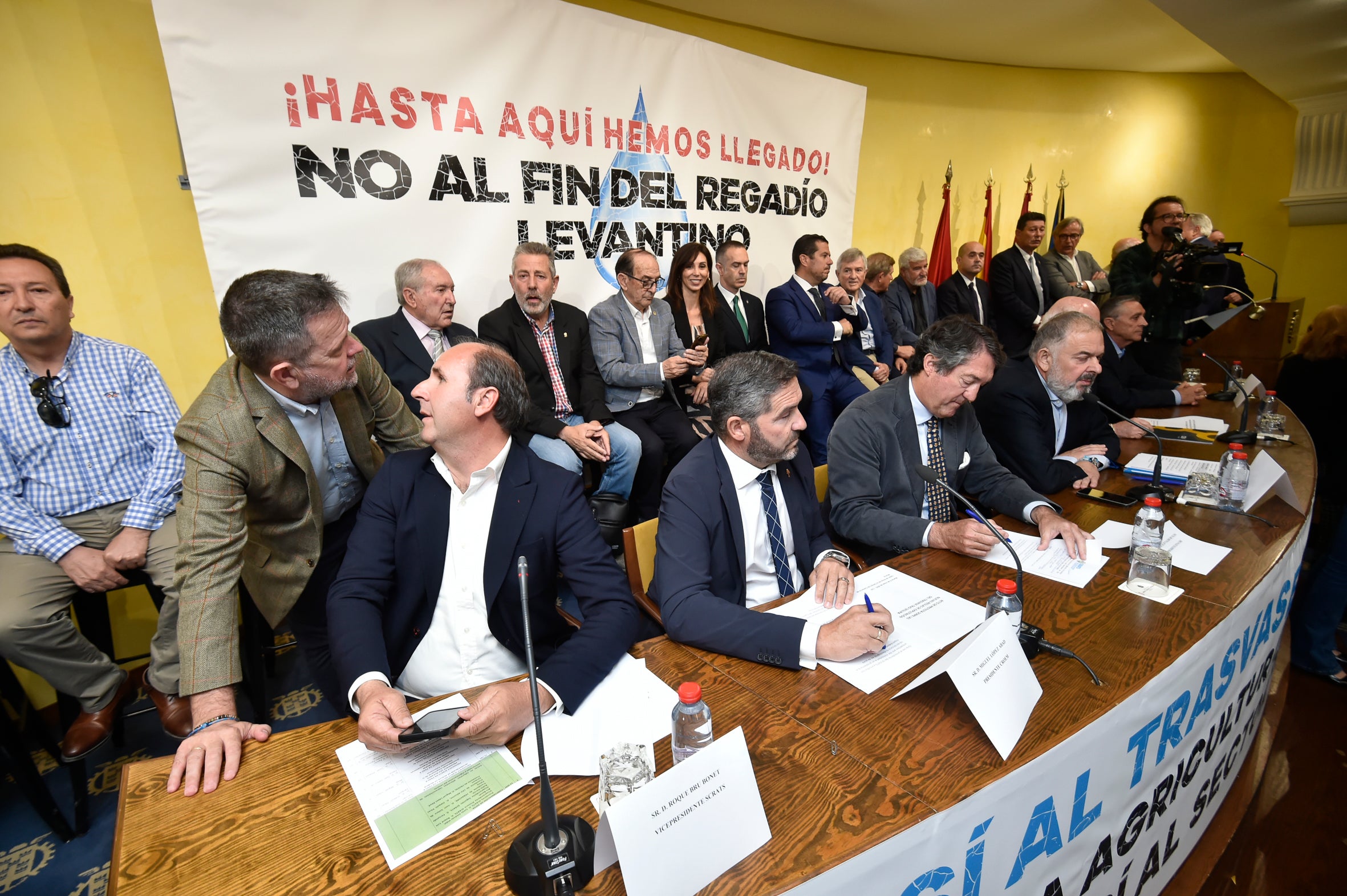 El primer acto en defensa del Trasvase Tajo-Segura, en imágenes