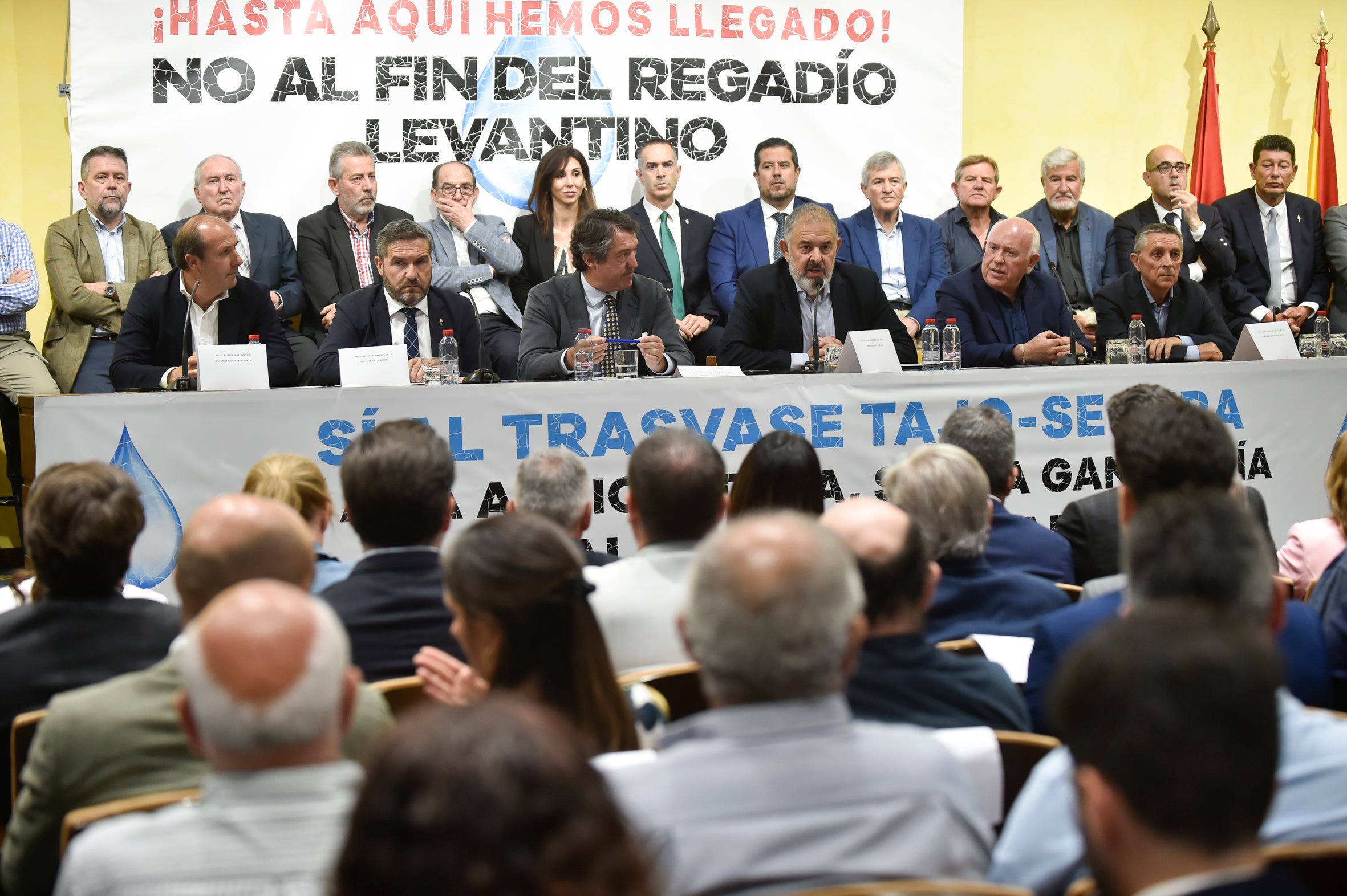 El primer acto en defensa del Trasvase Tajo-Segura, en imágenes