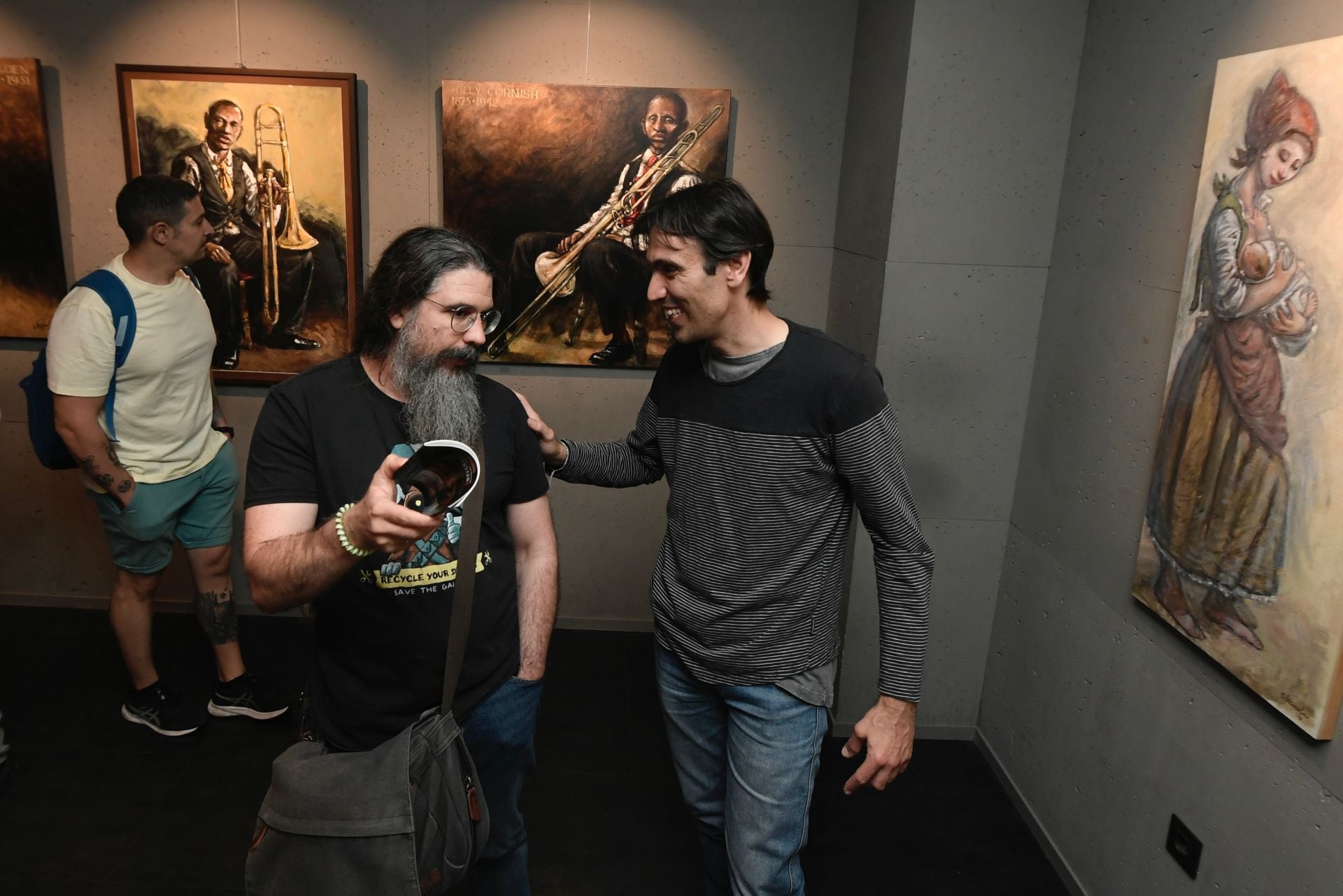 Inauguración de la exposición de Chipola, en imágenes