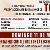 Detalle del cartel donde se anuncia el acceso gratuito para menores de 14 años.