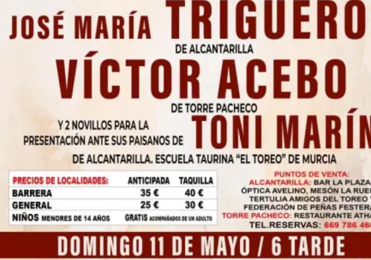 Denuncian que una novillada en Alcantarilla ofrece entrada gratuita para menores de 14 años