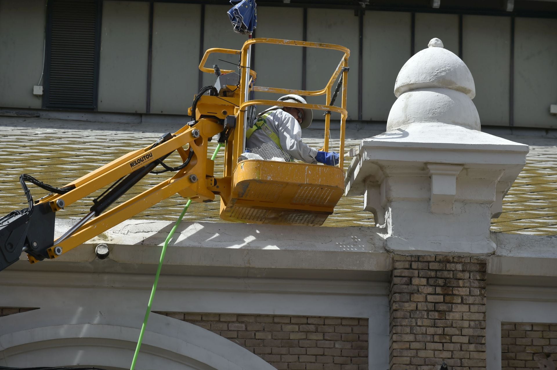Las imágenes de las obras en el Mercado de Verónicas de Murcia