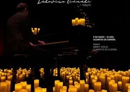 Cartel del concierto '1.200 velas por la ciudad de Murcia'