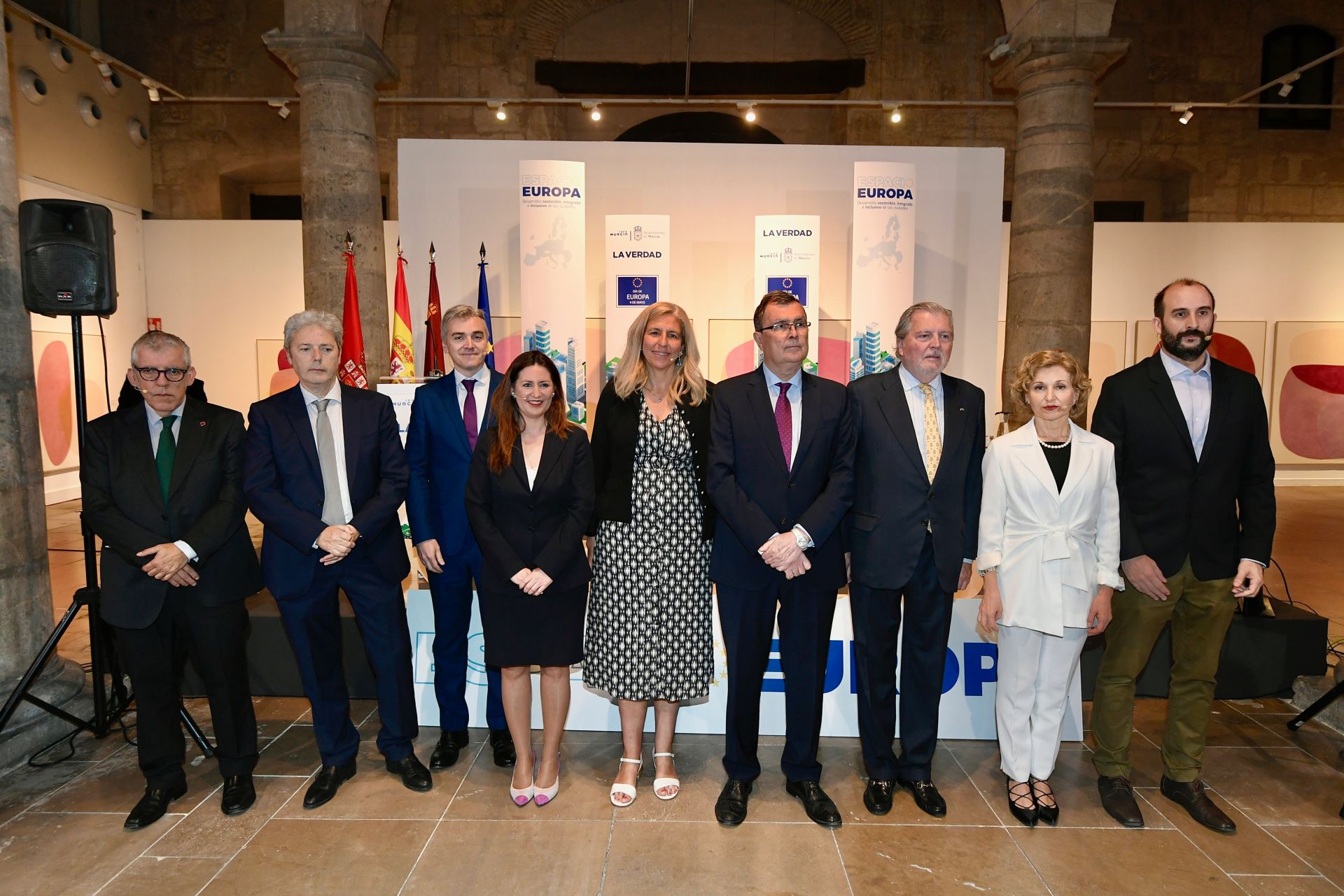 El foro &#039;Espacio Europa&#039; en el Palacio Almudí de Murcia, en imágenes