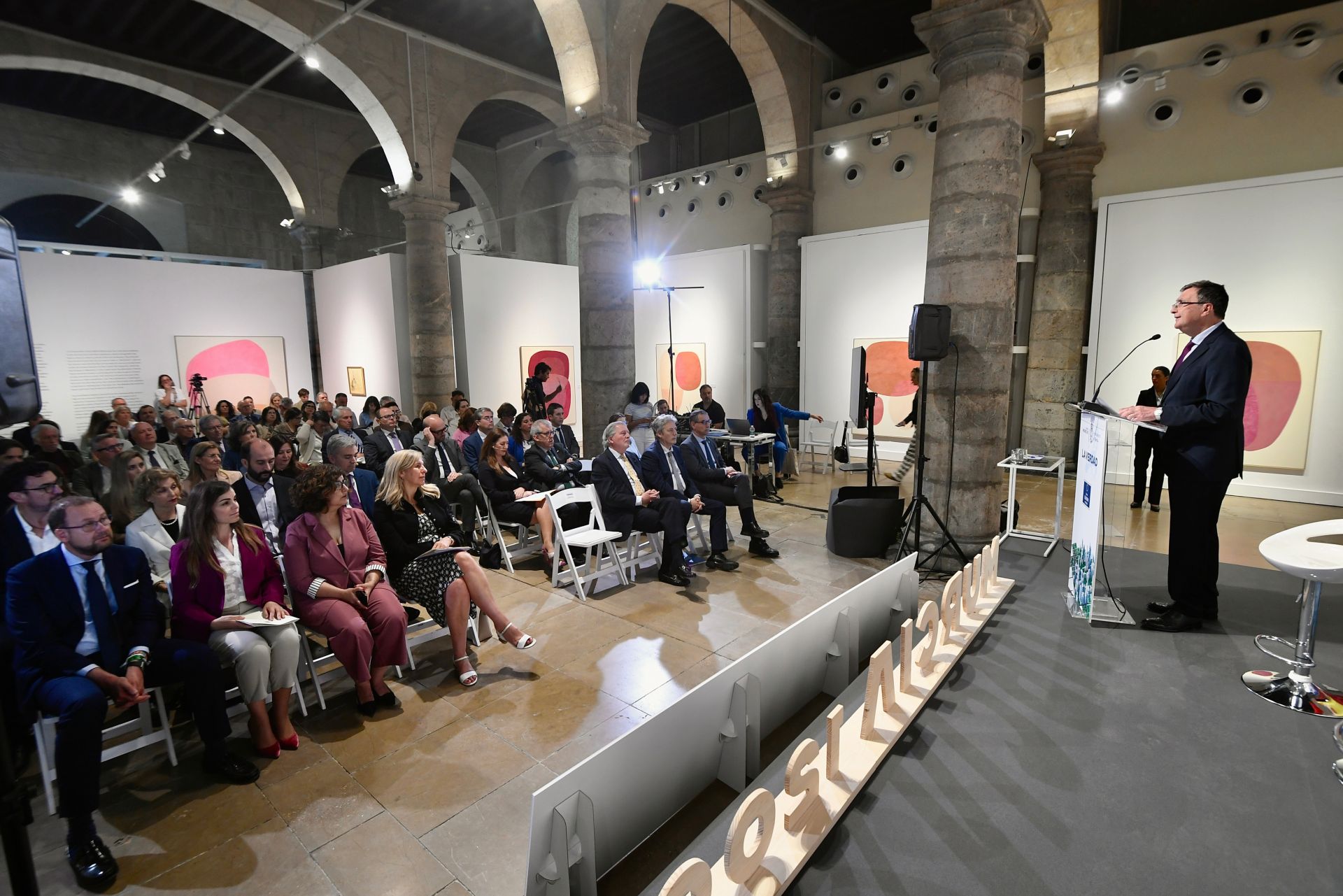 El foro &#039;Espacio Europa&#039; en el Palacio Almudí de Murcia, en imágenes