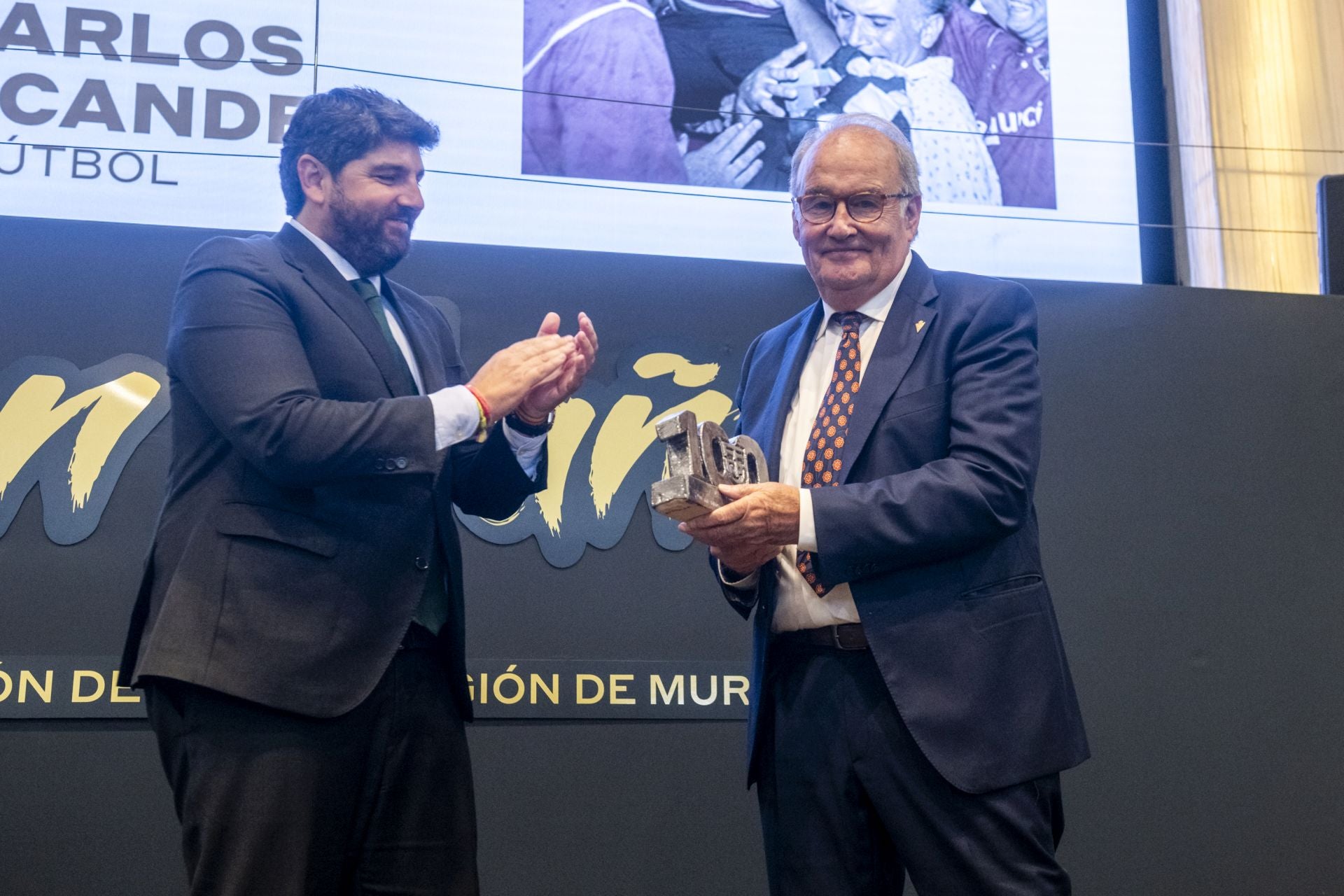 Gala del centenario de la Federación de Fútbol de la Región de Murcia, en imágenes