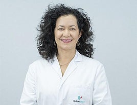Doctora Solanye Navas, ginecóloga del Hospital quirónsalud Murcia.