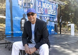 Juan Miguel Sánchez Nieto, esta semana en Cartagena, antes de presentar el cartel de La Noche de Los Museos.