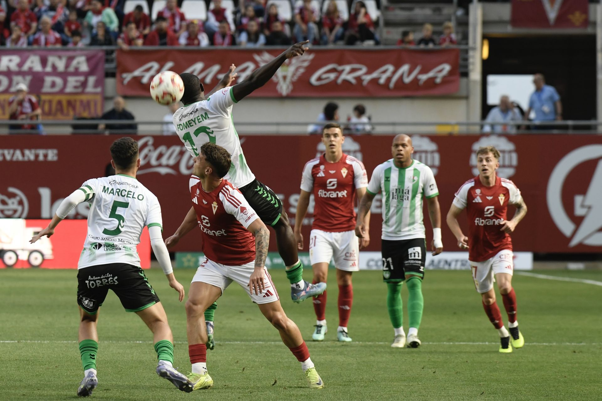 El empate del Real Murcia contra el Antequera, en imágenes