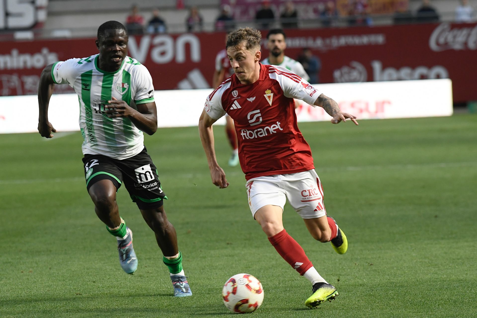 El empate del Real Murcia contra el Antequera, en imágenes