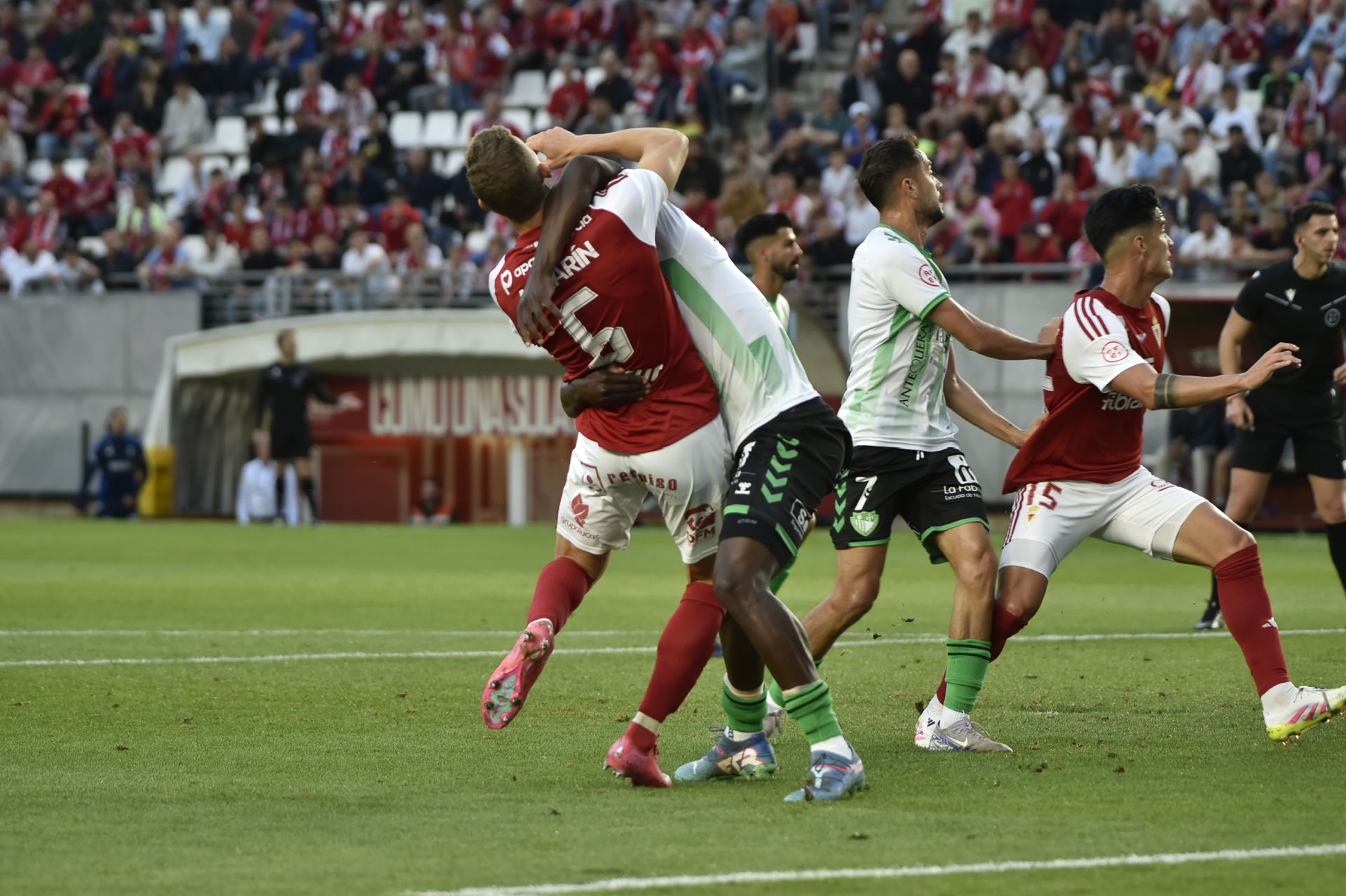 El empate del Real Murcia contra el Antequera, en imágenes