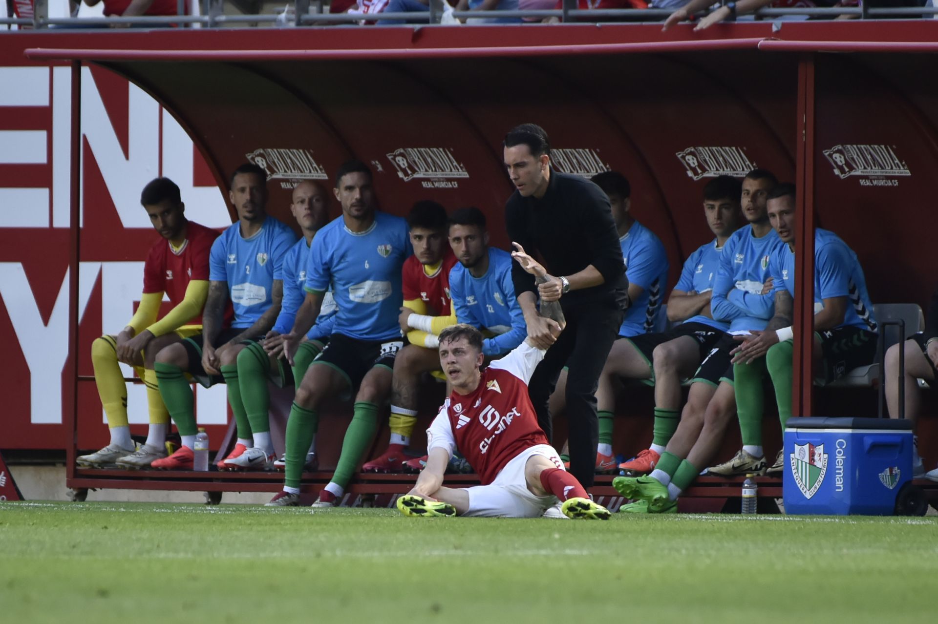 El empate del Real Murcia contra el Antequera, en imágenes