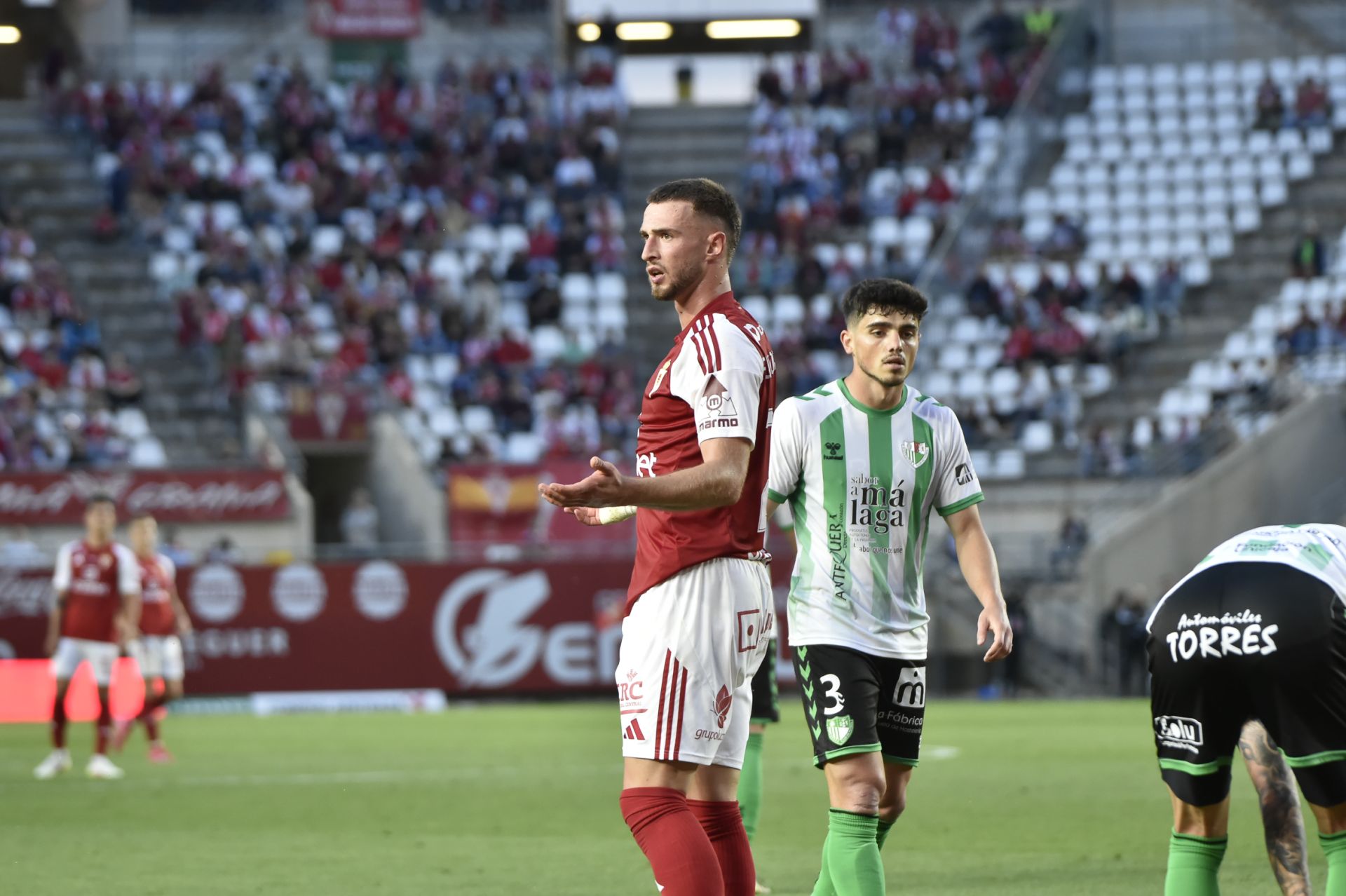 El empate del Real Murcia contra el Antequera, en imágenes