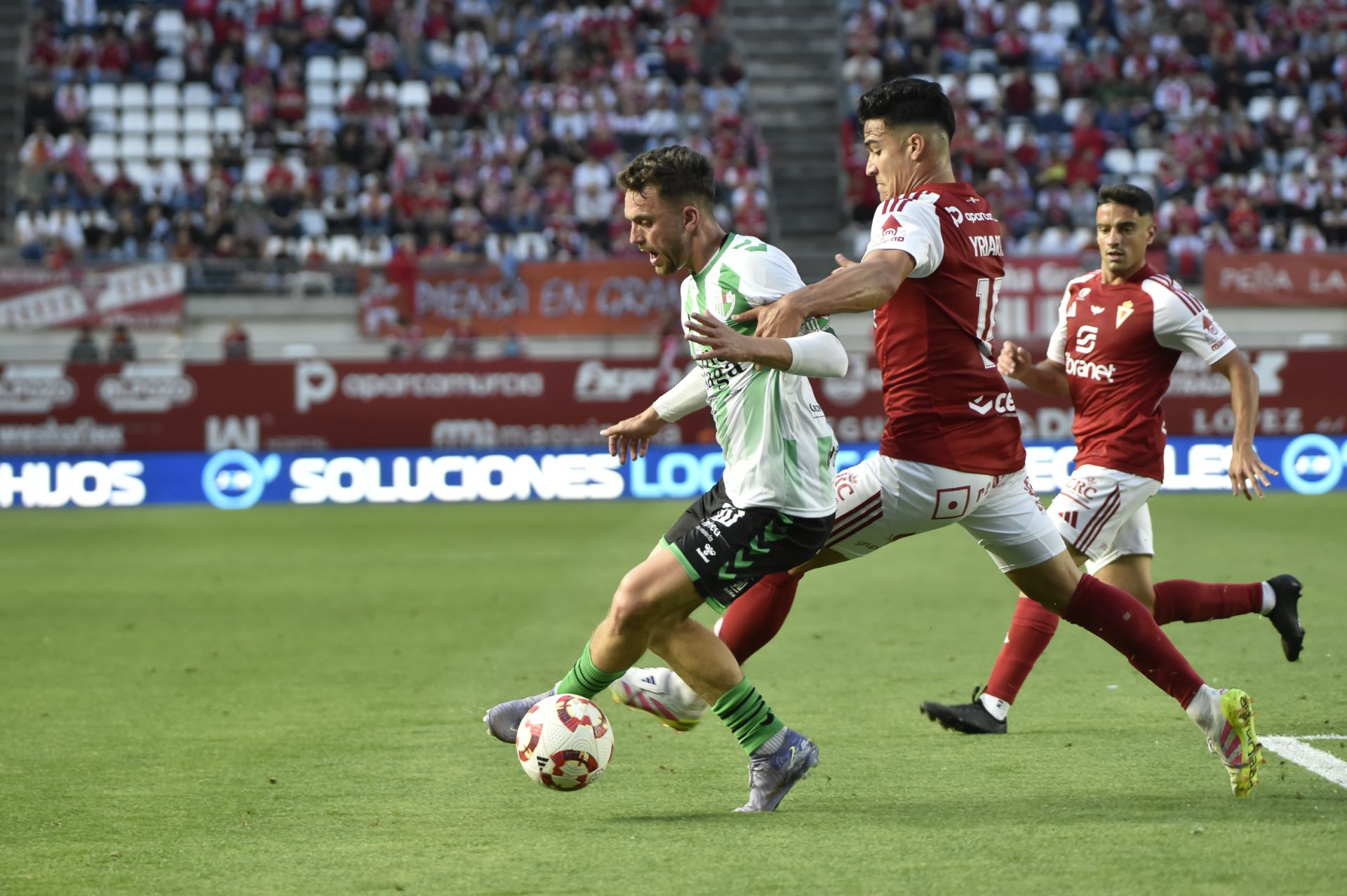 El empate del Real Murcia contra el Antequera, en imágenes