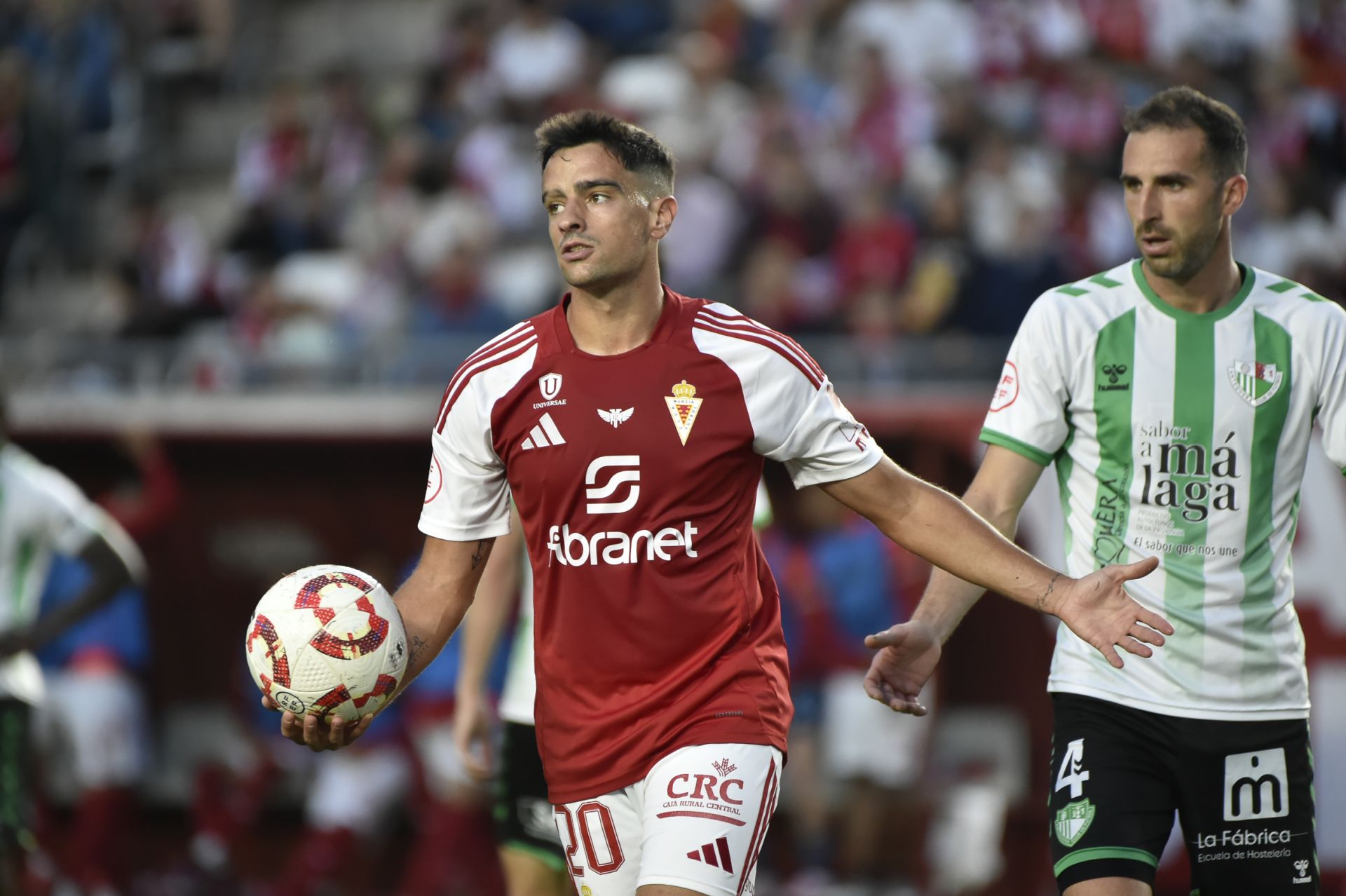El empate del Real Murcia contra el Antequera, en imágenes