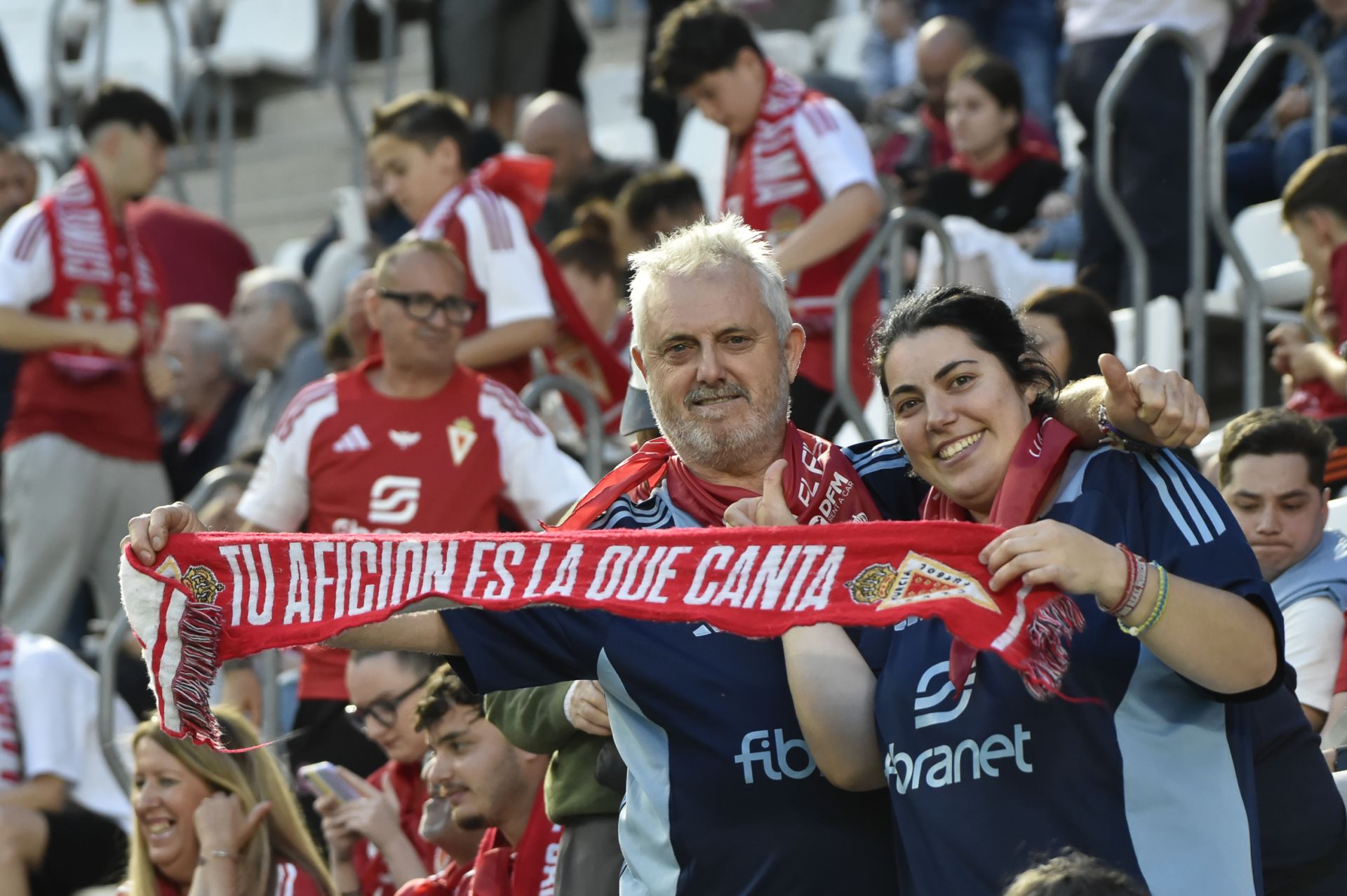 El empate del Real Murcia contra el Antequera, en imágenes